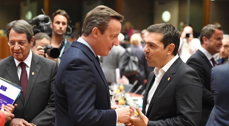 David Cameron and Alexis Tsipras