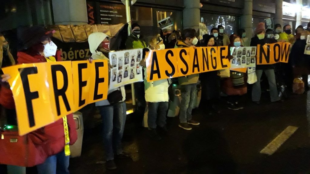 The 92nd protest in support of Julian Assange in Brussels took place on Monday 4 January and will continue until he is free!