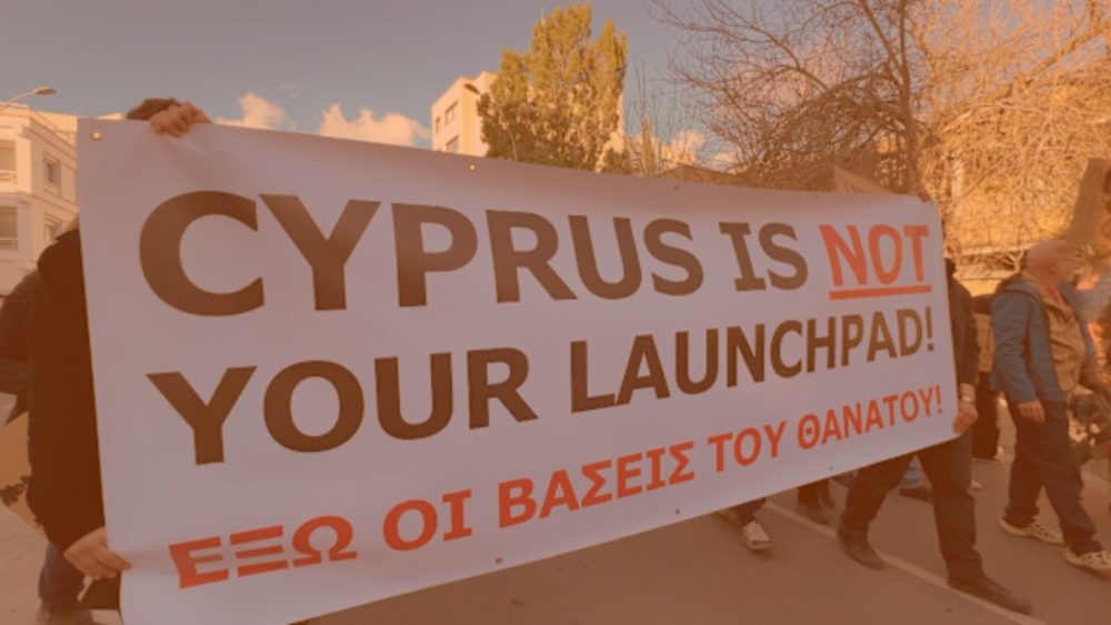Cyprus protest Iran